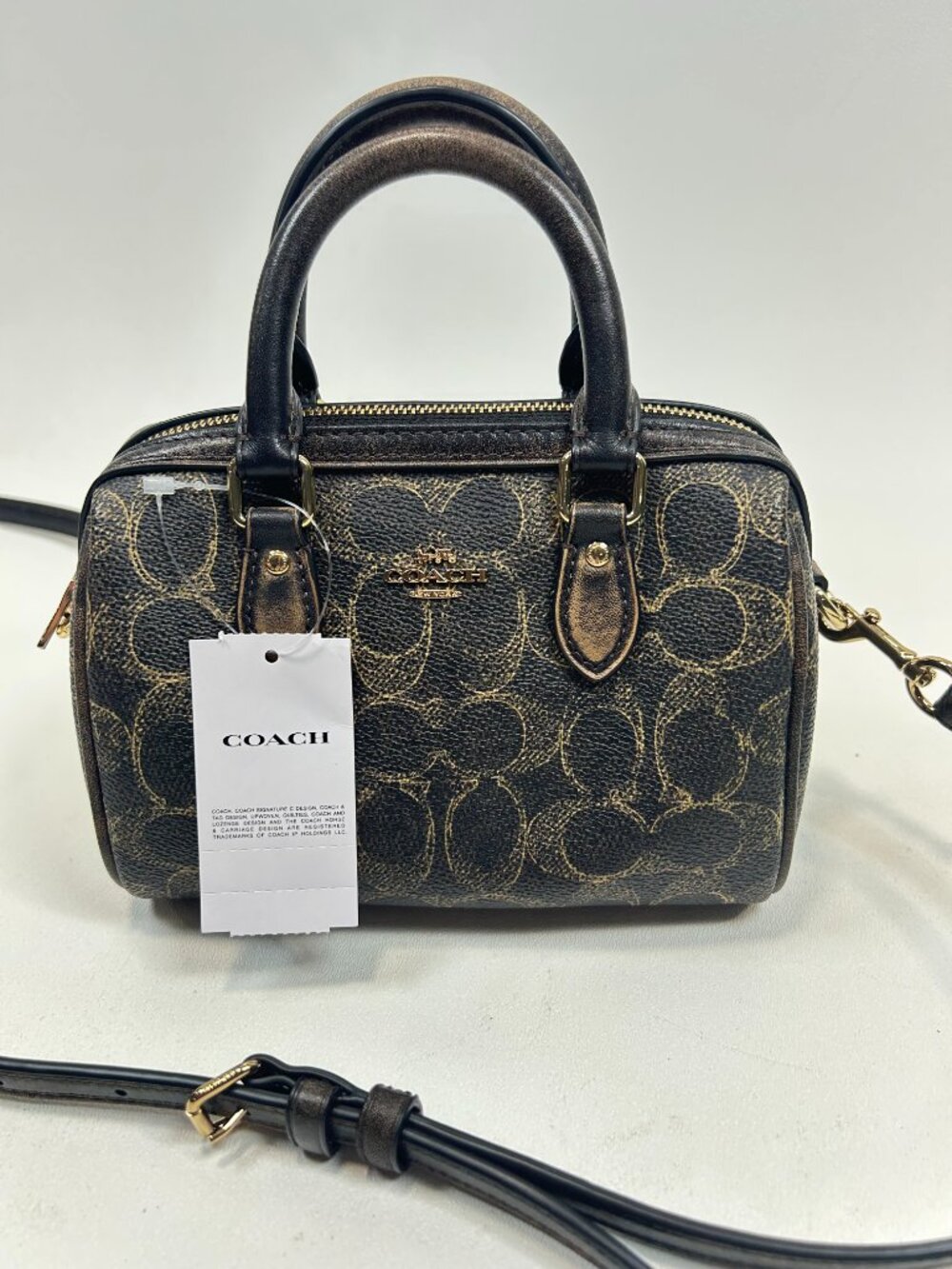 New w/Tags COACH Mini Rowan Crossbody Bag In Loved Signature Canvas CDY29